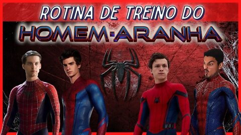 Como seria o TREINO do Homem-Aranha?🕷️Faça a Rotina de Treino do Homem Aranha💪Treino Homem Aranha 3