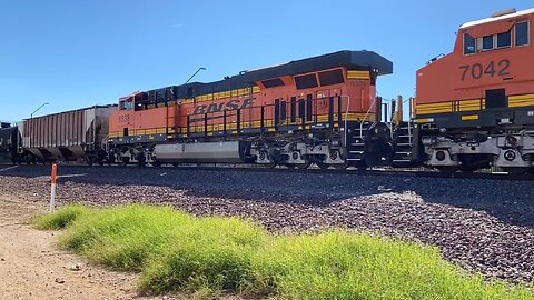 Railfanning the BNSF Phoenix Sub: Oil Cans Inbound, Peoria, AZ 11-4-2022