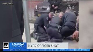New video shows NYPD rushing to aid of wounded officer