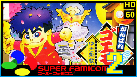 The Legend of the Mystical Ninja. [Goemon]. (Super Nintendo / SNES) Complete CO-OP Playthrough. P2