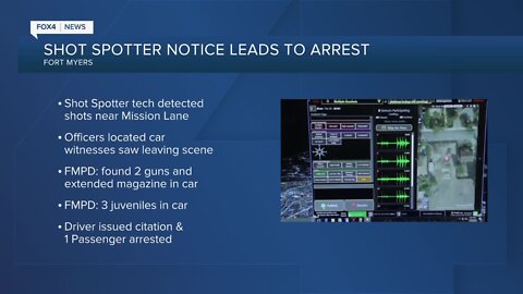 Officers detain 3 young people after an alert from “ShotSpotter”