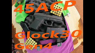 Glock 30 Gen4 45ACP 1st Shooting Brand New Out The Box Magazine Fail - Mag Dump