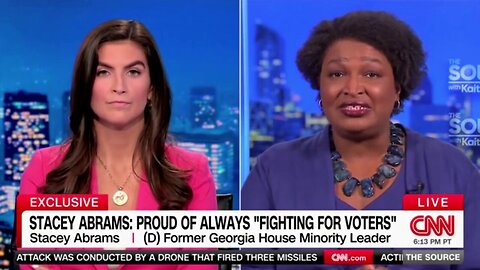 Stacey Abrams Accuses CNN Host Kaitlan Collins Of 'Repeating Disinformation' Over