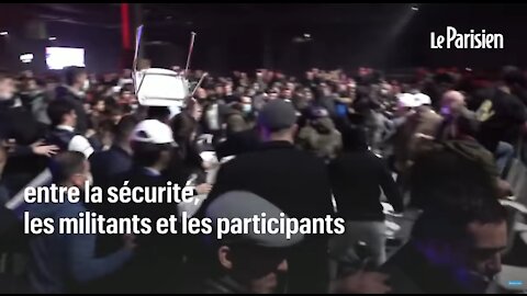 Leftist Group SOS Racisme Commits Chaos at Zemmour Campaign Event