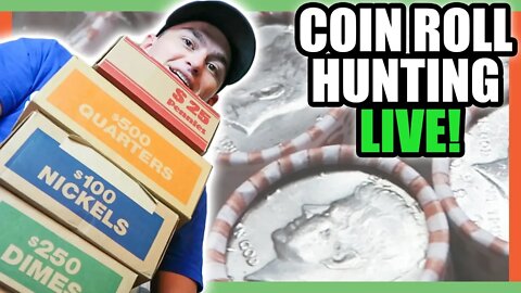 COIN ROLL HUNTING HALF DOLLARS - SEARCHING FOR VALUABLE COINS WORTH MONEY