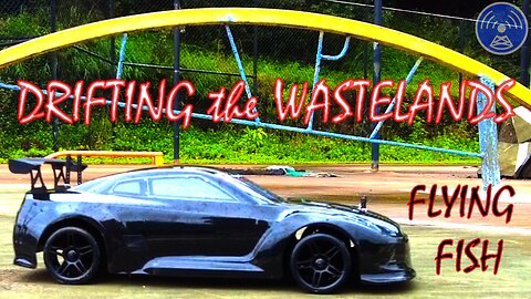 HSP FLYING FISH RC DRIFT CAR at the WASTELANDS (Court Side)