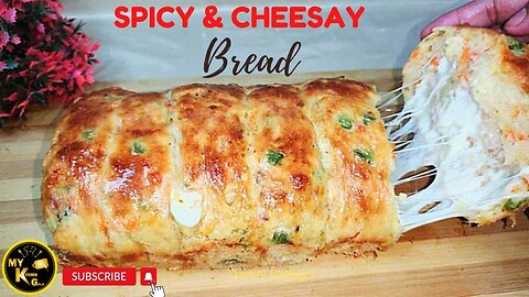 Spicy and Cheesy bread | you will be amazed by the result | spicy and cheesy bread | My Kitchen Gala