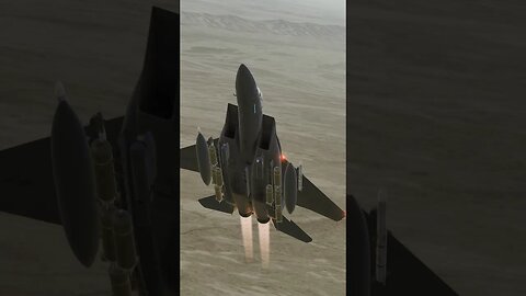 F-15E Strike Eagle strike package on enemy airfield somewhere on the Sinai Map! #dcs #dcsworld