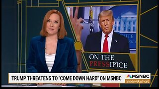 MSNBC's Psaki Smears Trump: Unhinged, Crazy, Threat To Free Press
