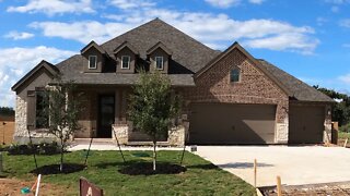 New Construction Follow Up Tour, Perry Homes plan 3257W, Vintage Oaks, New Braunfels Tx