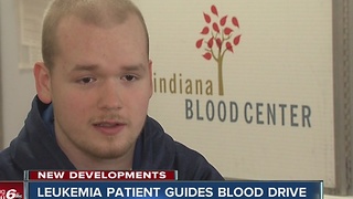 Leukemia patient guides blood drive