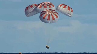 Crew Dragon Returns from Space Station on Demo-1 Mission
