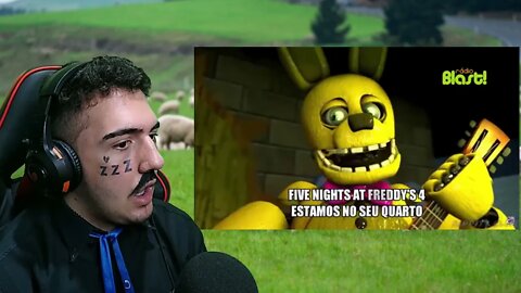 PASTOR REACT FNaF 4 Song Estamos No Seu Quarto Bringing Us Home TryHardNinja Tribute