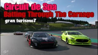 Gran Turismo7 Battling Through the Carnage at Circuit de Spa #gt7 #granturismo7 #granturismo #ps5