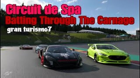 Gran Turismo7 Battling Through the Carnage at Circuit de Spa #gt7 #granturismo7 #granturismo #ps5