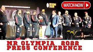 🔴 Mr Olympia 2022 live Press Conference Part 4