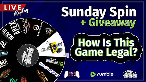 LIVE Replay: Sunday Spin! How is this game legal? Exclusively on Rumble