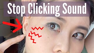 TMJ Adjustment Part 2 to stop clicking sound Koko Face Yoga