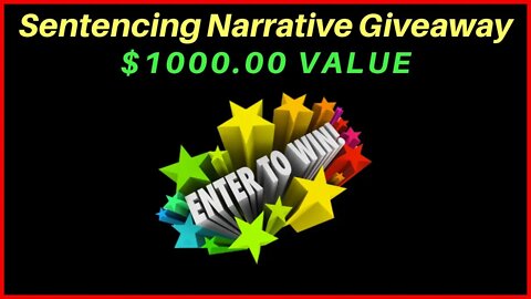 Sentencing Narrative Giveaway | RDAP DAN