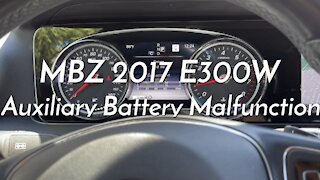 How to fix “Auxiliary Battery Malfunction” error on 2017 BMZ E300￼