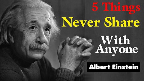 5 Things Never Share With Anyone | Albert Einstein Quotes | Quotes | Einstein| Success People