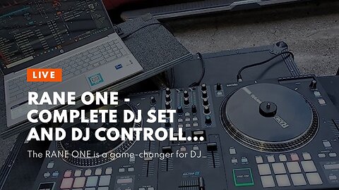 RANE ONE - Complete DJ Set and DJ Controller for Serato DJ with Integrated DJ Mixer, Motorized...