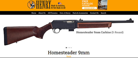 Henry Repeating Arms Homesteader 9mm Rifle