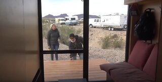 100% Off-Grid Tiny Living in A DIY Cargo Container