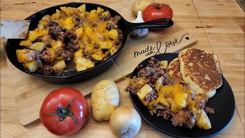 Cowboy Casserole – One Pot Meal – Skillet, Crockpot, Instant Pot or Oven – The Hillbilly Kitchen