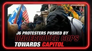 Video Confirms Undercover DC Police Pushing J6 Protesters Towards Capitol