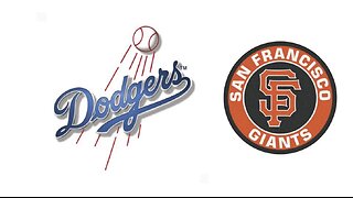 Dodgers @ Giants. Game 3 of 3 Game Series. MLB the Show 24.