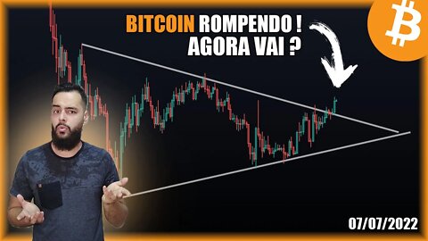 BITCOIN ROMPENDO? VAMOS VOLTAR PRA ALTA? Entenda - Análise BTC 07/07/2022