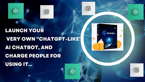 Create & Launch Your Very Own “ChatGPT-like” AI Chatbot, And Charge People For Using It…