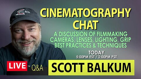 LIVE STREAM 11-10-23 - Its Friday! Let’s Chat. Talk About All Things Filmmaking! Cameras, Lighting