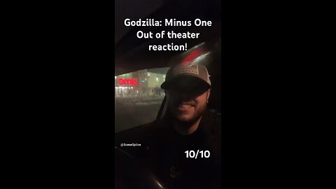 Godzilla: Minus One | Out Of Theater Reaction