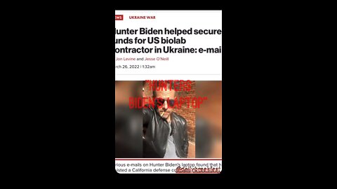 The Mainstream Media Acknowledges Hunter Biden’s Laptop after a year and a half