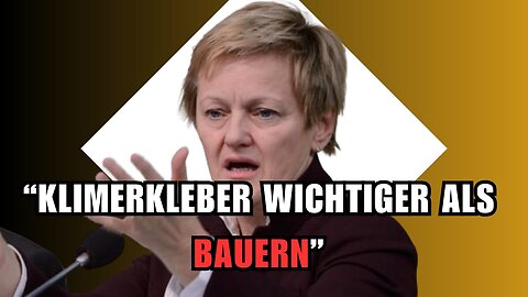 UNGLAUBLICH!💥Renate Künast "KLIMARKLEBER wichtiger als BAUERN!"@Politic Universum🙈