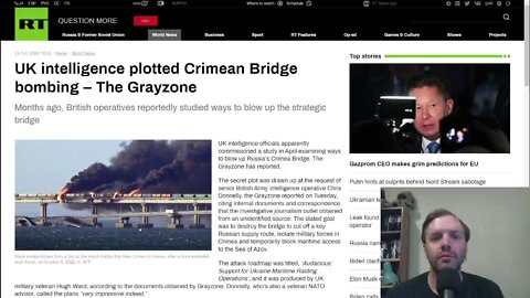 UK intelligence plotted Crimean Bridge bombing
