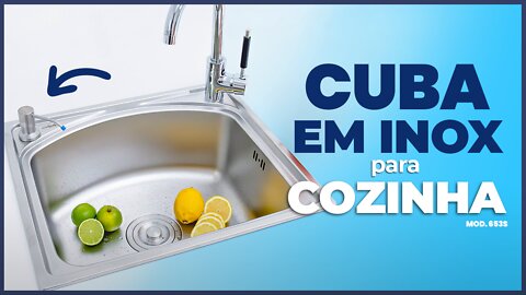 Cuba em Inox para Cozinha | Linha Diamond | Mod. 653S Lenharo Mega Store