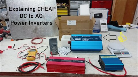 Cheap DC to AC Power Inverters, ARE THEY WORTH IT? Detailed Parts List below Vid
