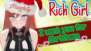 Rich Girls wants you as her present ASMR Roleplay English