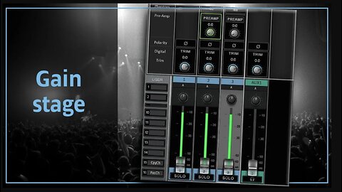 Gain staging and gain structure