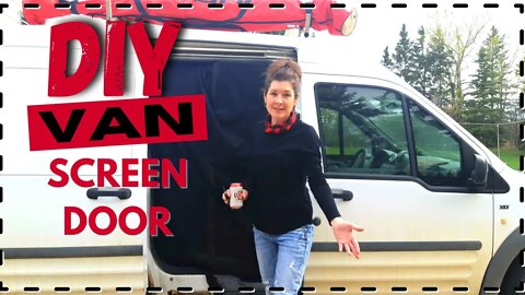 DIY Bug Screens for Camper Van | Keep indoor cats safe and secure while camping!!