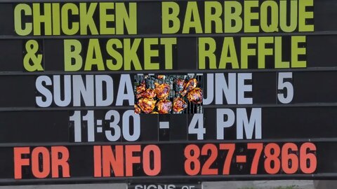 Chicken Dinner/Basket Raffle [Sun. June 5th, 11:30am-4pm]