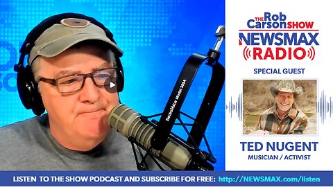 Ted Nugent joins 'The Rob Carson Show' on NEWSMAX Radio | FULL INTERVIEW
