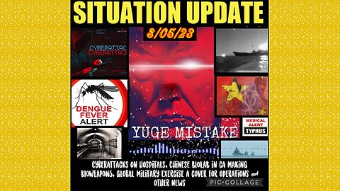 SITUATION UPDATE 8/5/23 - Military Tribunals, Trump Pleas Not Guilty, Nato/Un Verge Of Bankruptcy