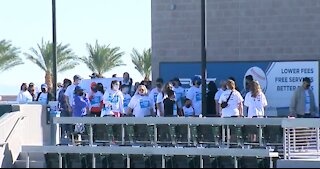 Hundreds 'Walk Against Hate' at Las Vegas Ballpark