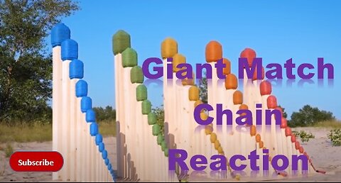 Giant Matchbox Chain Reaction | Fire Match Reaction
