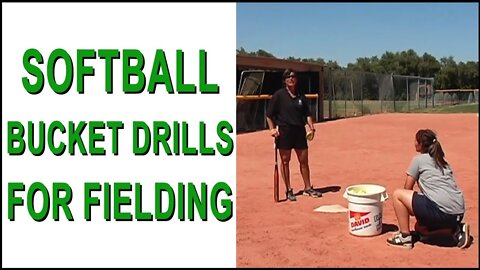 Softball Bucket Drills for Fielding featuring Coach Stacy Iveson