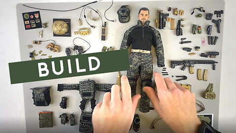 Part 1 of Building the 1/6 scale Easy & Simple Combat Control Team action figure - Preview